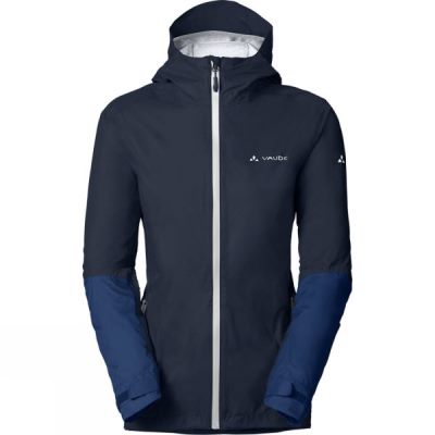 Chaquetas Vaude Tremalzo Rain II Mujer - Azul Marino - Chile RFJ140253